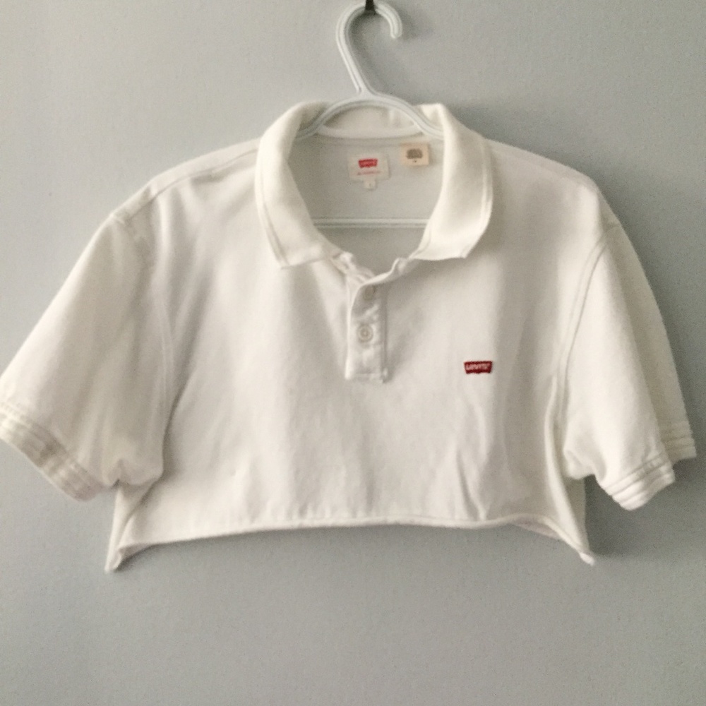 LEVI's cropped polo top- BNWOT